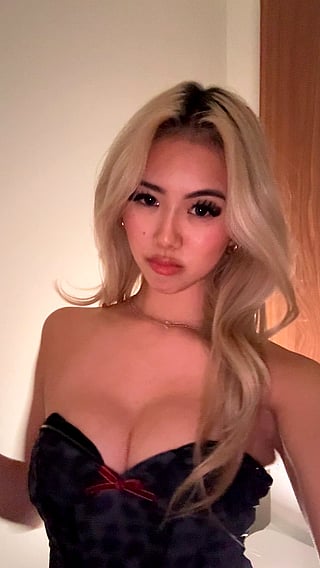 Asian Babe Loves White Men: Big Tits and BWC'