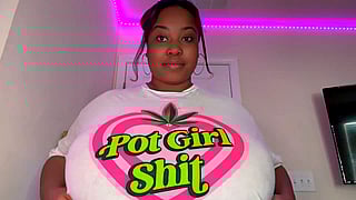 Mostly Naked Pot Girl Shit'
