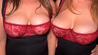 Big Tits Blonde MILFs Show Off Their Natural Boobs'