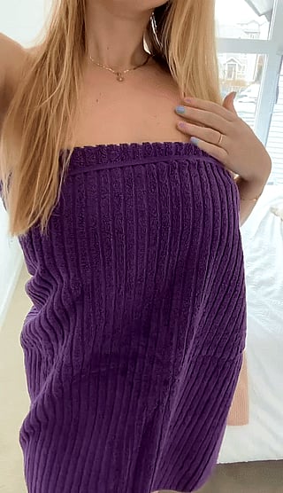 Ride Me: Purple Sweater, Purple Nails, and a Purple Shirt'