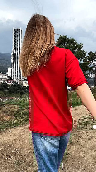 B Cup Natural's Outdoor Titty Toss'