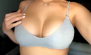 Showing off my big boobs for some fresh air'