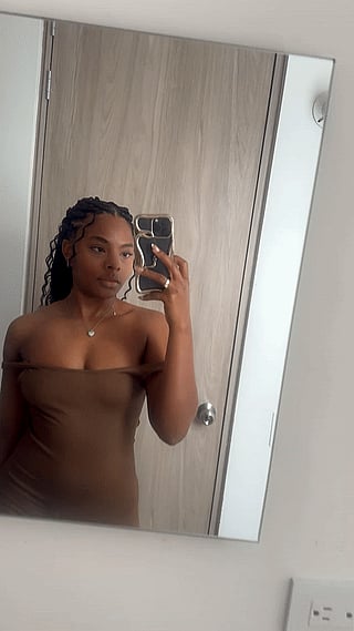 My Tits Need Your Attention: A Sultry Selfie with a Twist'