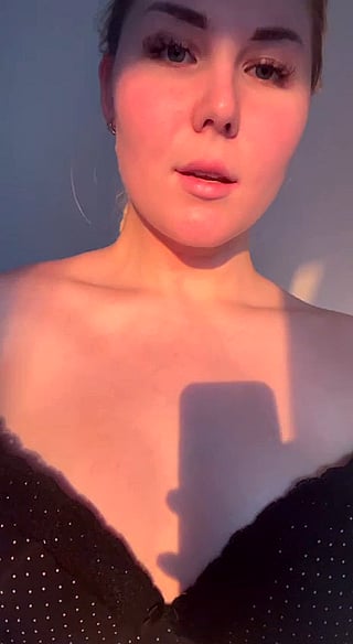 Showing off my small Swedish boobs'
