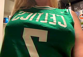 Cheer for Team Boobies 19 Reveal: Big Ass, Big Dick, and Cumshot'