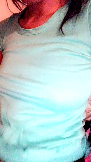 Titty Fuck: Amateur Teen Explores Her Breasts'