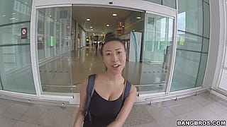 Sharon Lee - Big Tit Asian chick fucked in public