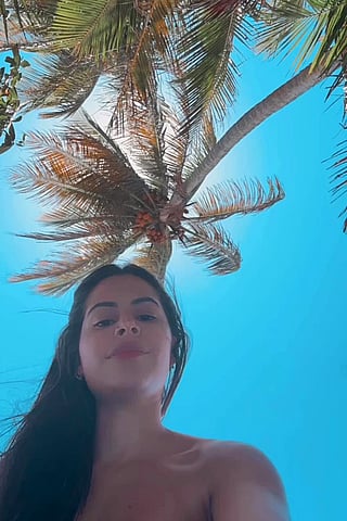 Beach Babe's Busty Bikini Moment'