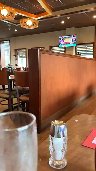 Titty Slapping at Dennys: Amateur Brunette Latina POV'