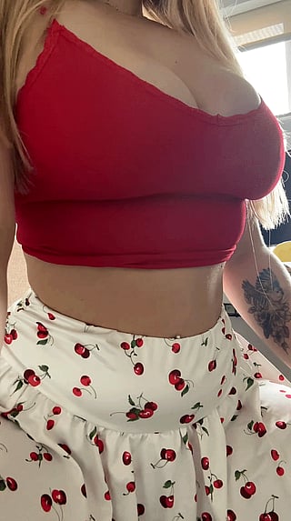 Boobs Look Good Here: Cherry Blossom Bikini'