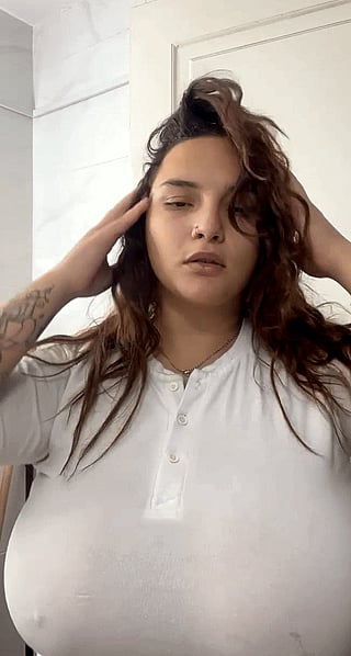 Titty Drop: A White Big Tiddy Latina's Explosive Moment'