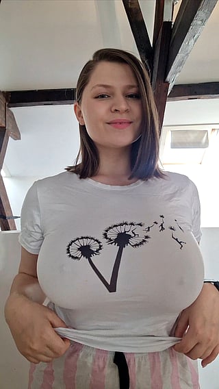 Huge Boobs Reveal: A Busty Brunette's OnlyFans Adventure'