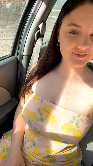 Sneaky Car DDs Reveal: Big Tits, Natural Tits, and OnlyFans'