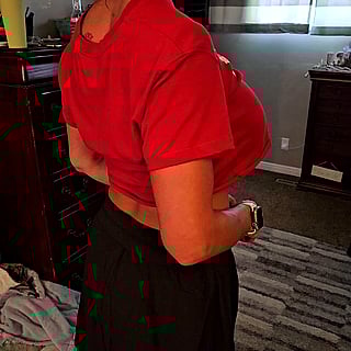 This GymTop Just Fits Right: A MILF's Amateur Big Tits Show'