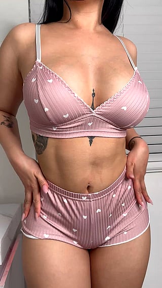 Petite Asian Teen with Big Tits and Boobs'