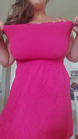 Huge Tits Reveal: A Cute Little Sundress'
