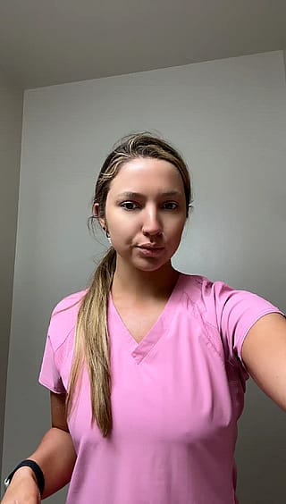 Dropping my nurse tits out at work, oopsie [drop]'