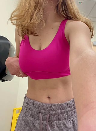 20-Year-Old College Girl with Big Tits and Natural Boobs'