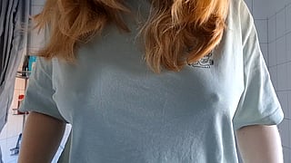 Showing off my boobs for you'