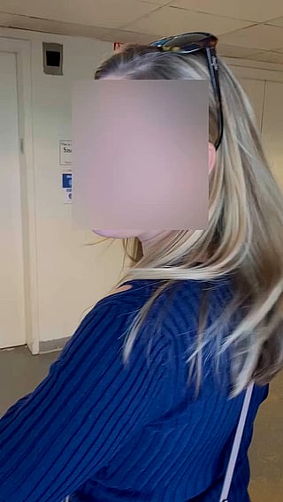 Hotwife in Parking Garage Flashing Her Boobs'