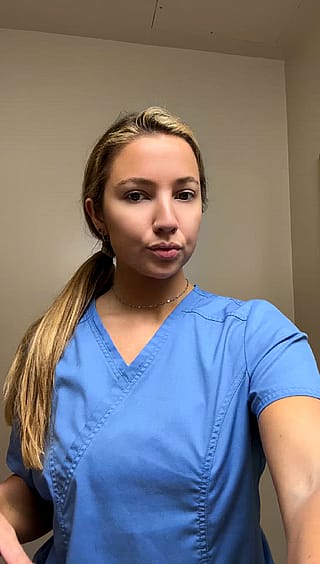 It's different when a nurse does it (drop)'