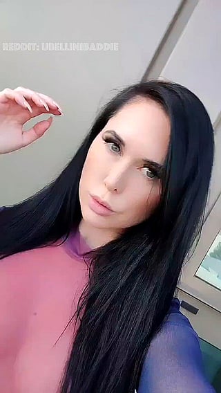 Wild Boobs Out: Brunette Braless in See-Through Clothing'