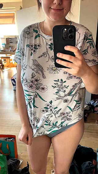 OMG Surprised by My Tits! Cute Drop'