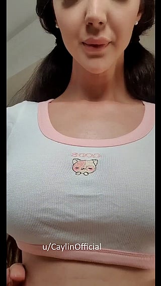 Showing off my perfect girl's boobs'