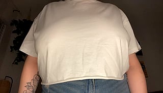 I went braless today, hope it wasn't too obvious'