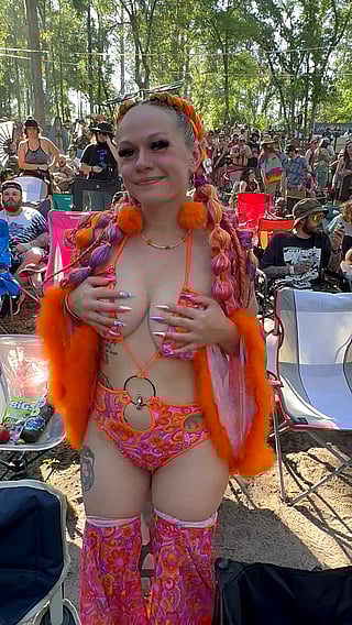 My Boobs Never Stay In At The Rave: A Public Titty Show'