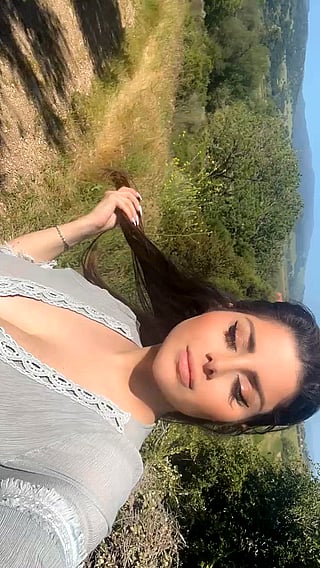 Big Tits Reveal: Soaking up Vitamin D'