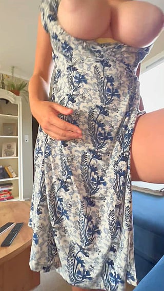 Stepmom Reveals Her Big Tits'
