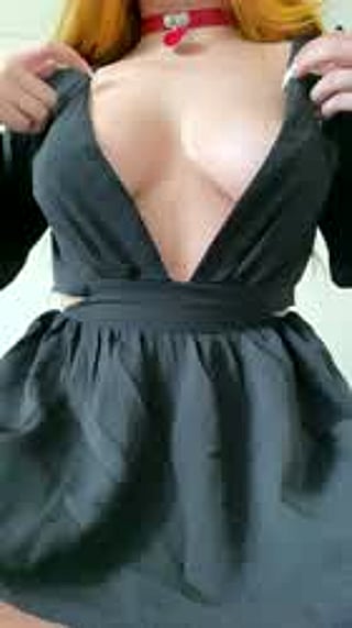 Show Off Your Boobs in This Goth Dress'