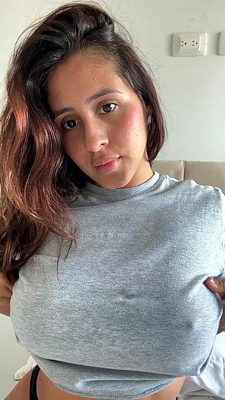 Bouncing Big Tits Movie Night Snacks'