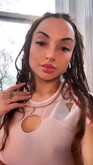 Babe with Boobs and Strip Tease'