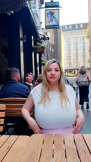 Big Tits Flashing in Public'