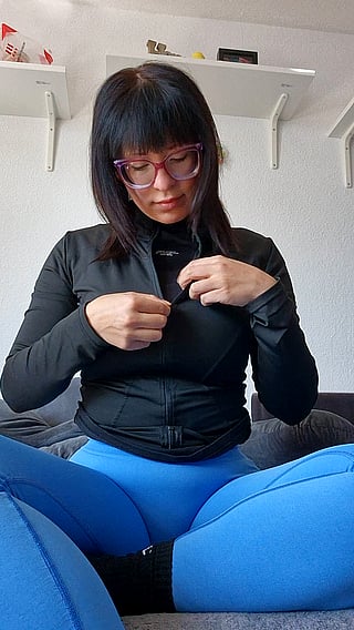 Titty Drop: Watching TV and Letting My Boobs Fall with a Smile'