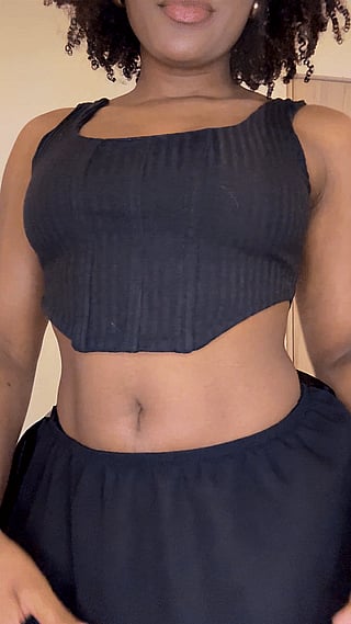 Bounce Daddy: Black Tank Top for Women'