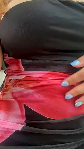 Titty Springs: A Busty Babe's Big Tits Bounce in a Tight Dress'