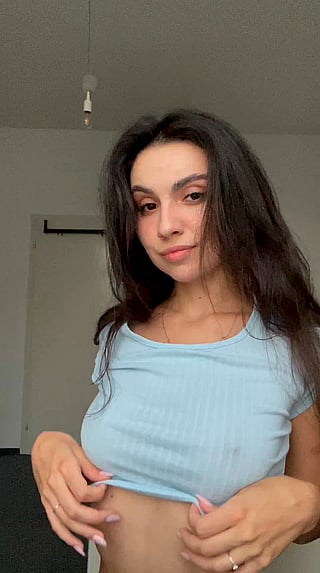 B Cup Babe Undresses Overthinking'