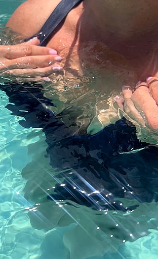 Poolside Boob Grab: A MILF's Amateur Adventure'