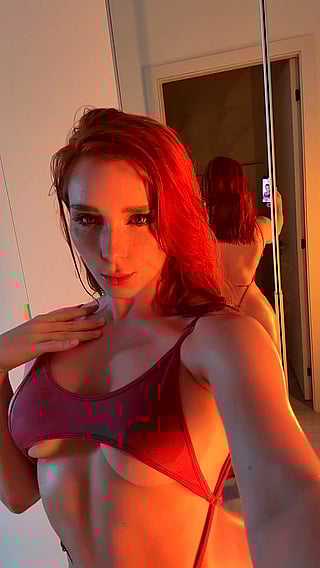 Redheaded Boobs Reveal: Big Tits, Cumshot, and OnlyFans'