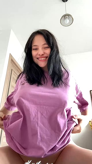 Revealing My Huge Tits: A Cute Teen's Titty Drop'