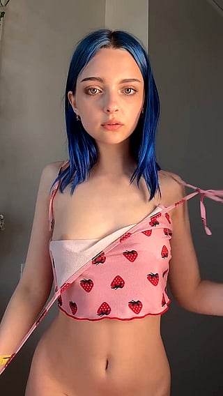 Do You Think I Need to Wear a Bra? Cute Teen Shirtless'