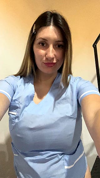 Now you know that I have bigger boobs than your current nurse'