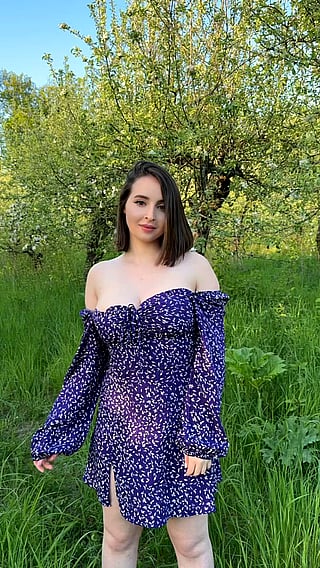 Bouncing Perfect Tits: A Cute Brunette Teen's Solo Titty Show'