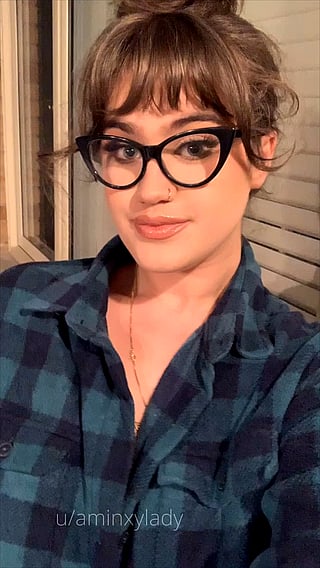 It's a Little Bit Nippy Out Here: A Curvy Jewish Woman in Glasses and a Plaid Shirt'