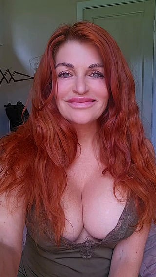 Redhead Busty Bouncing Tits Fantasy: Cum, Cock, and Boobs'