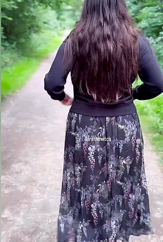 Outdoorsy Chick with Big Tits and Boobs'