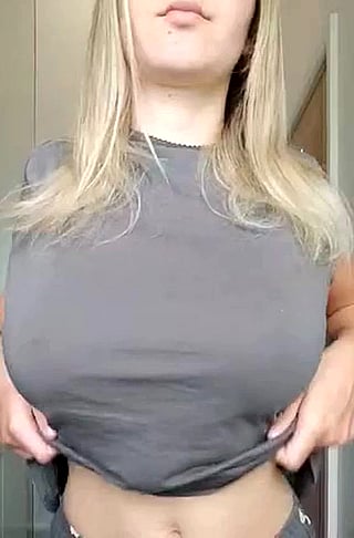 Huge Tits Revealed: A Busty Amateur's Surprising D Cup'